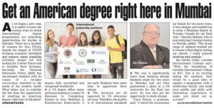 Get an American degree right here in Mumbai